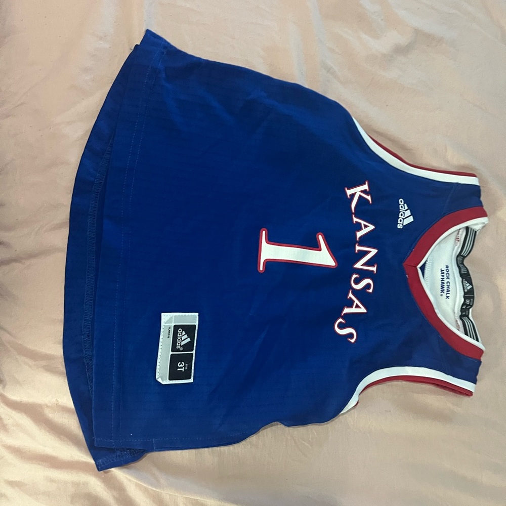 Adidas 3T Royal Blue Kansas Jersey